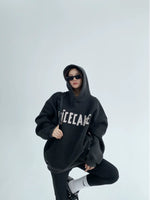 Distressed Print Hoodie　OS10567 3