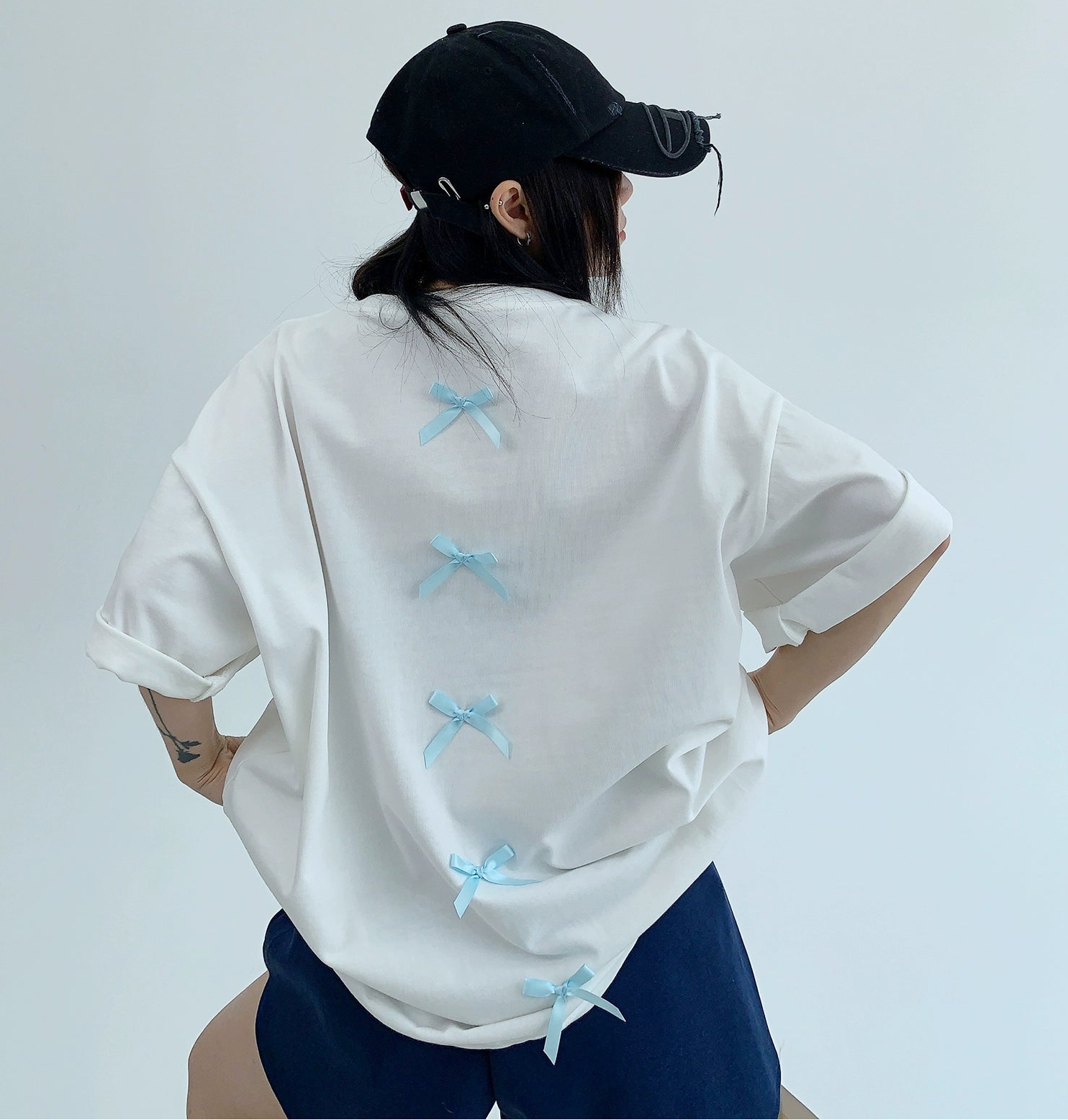 Loose Bow S-Tee / OS10064