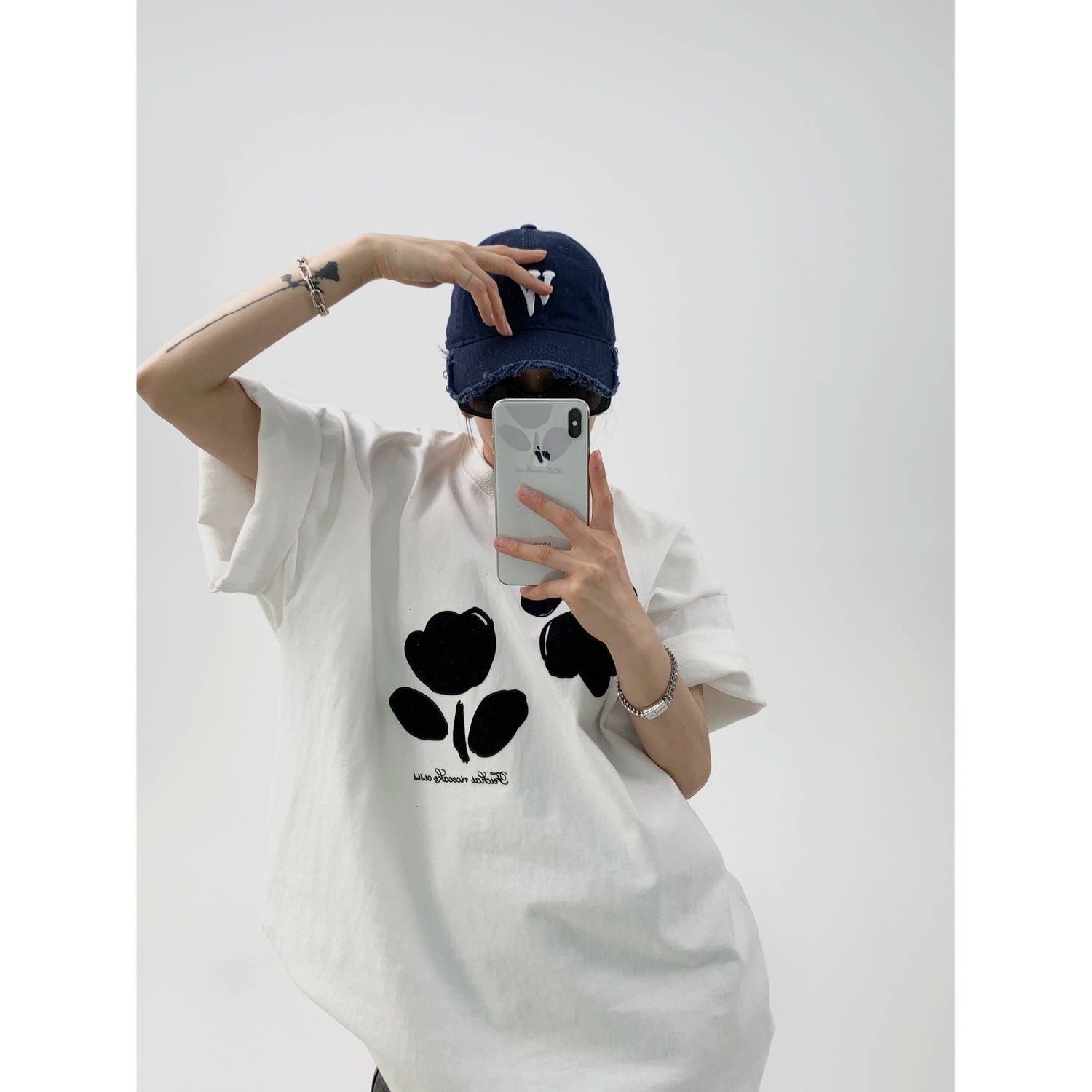 Floral Flock S-Tee / OS10006