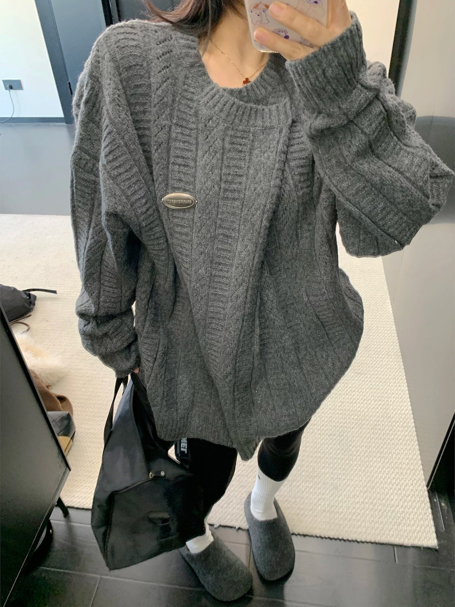 Cable Knit Top / OS10409