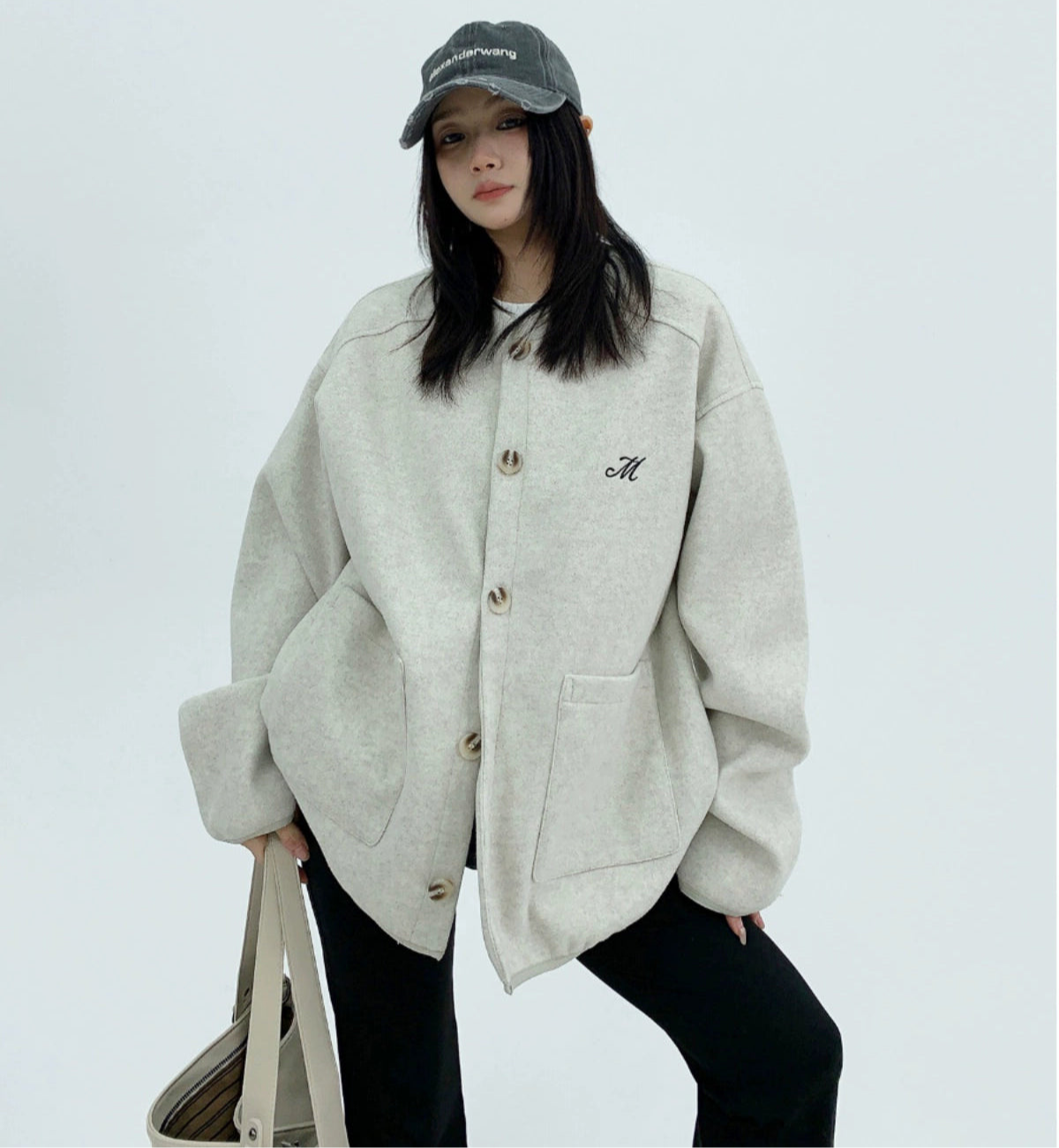 Embroidered Tweed Jacket / OS10128