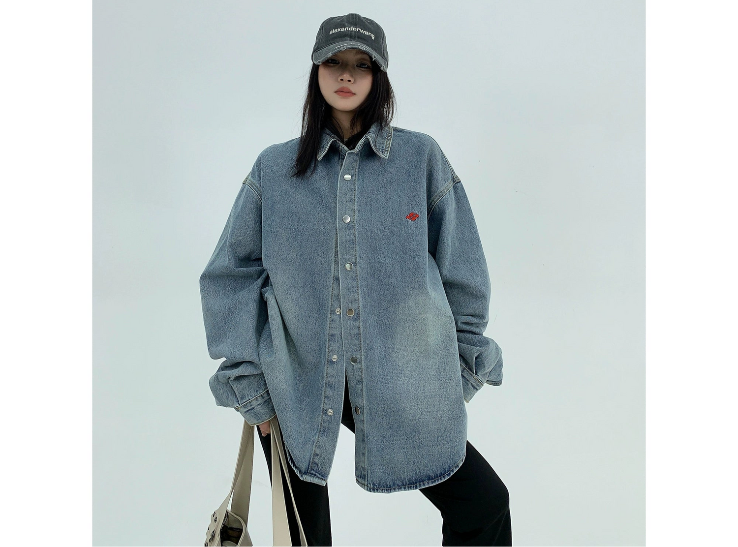 Oversize Denim Shirt / OS10137