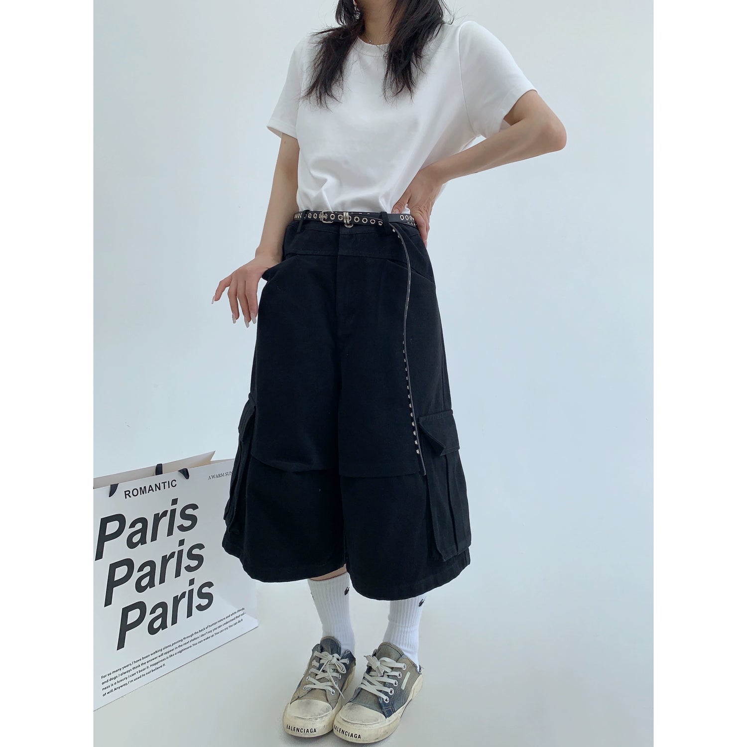 Retro Wide-Leg Pants / OS10060