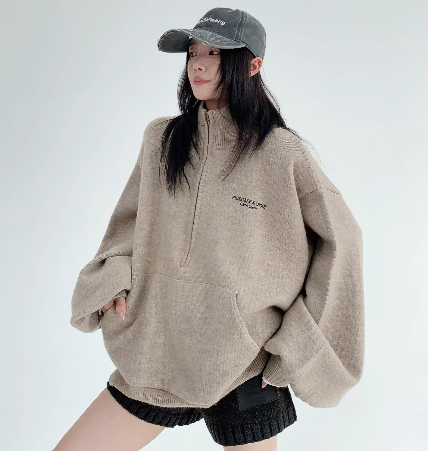 Logo Half Zip Pullover / OS10316