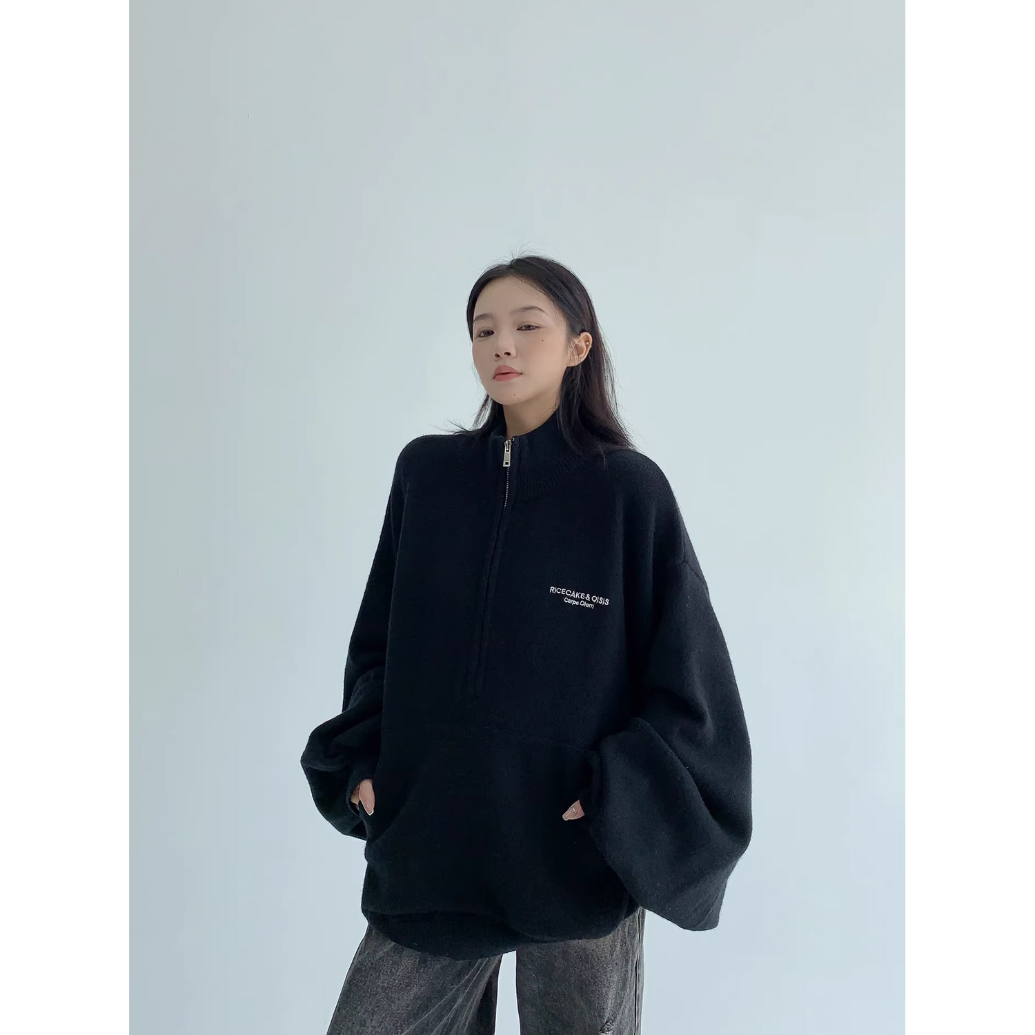 Logo Half Zip Pullover / OS10316