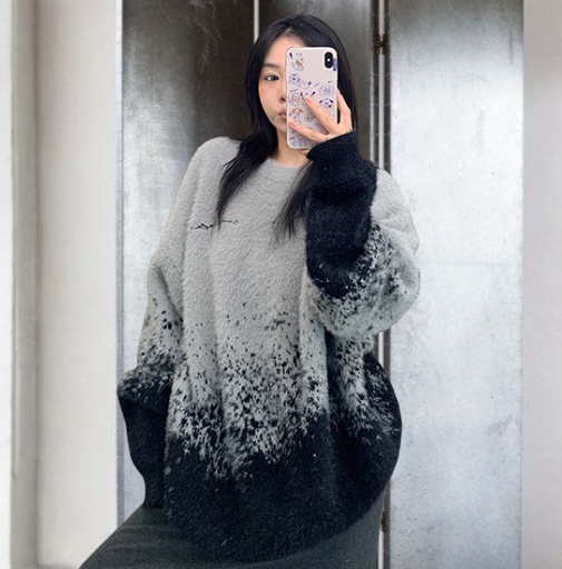 Gradient Splash Knit / OS10331