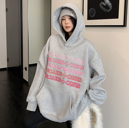 Graphic Print Hoodie / OS10385